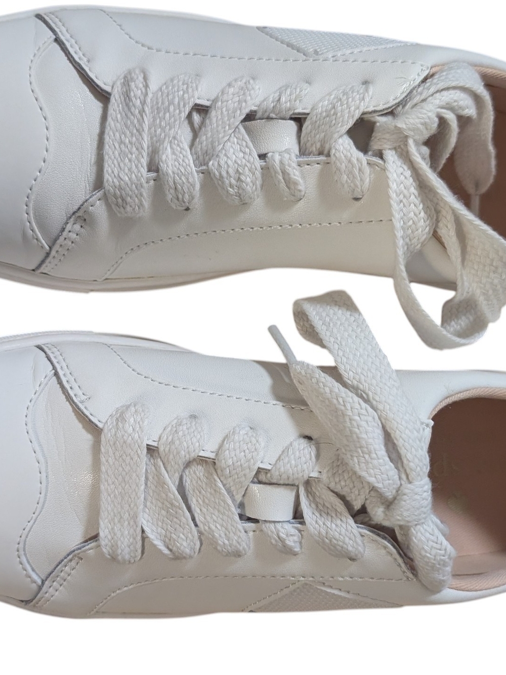 kate spade Fez White Platform Sneaker with Signature Spade Detail - Picture 4 of 7